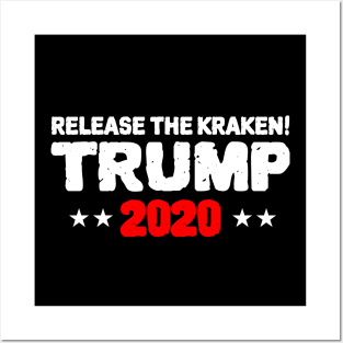 Release The Kraken Trump Sidney Powell Posters and Art